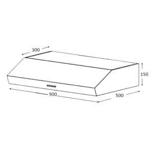 Exaustor Slim de Encastre H18.9S Newmatic