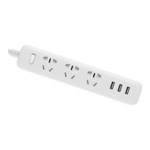 Extensão Elétrica Xiaomi com 3 USB 2A Branca