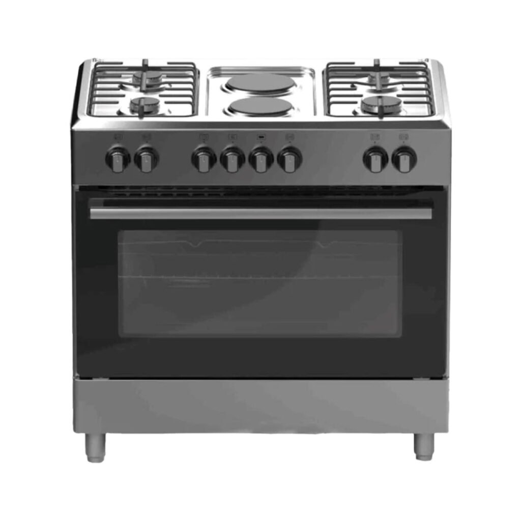Fogão 6 bocas – Fogão 6 Bocas 4 Gás + 2 Elétricas 90x60 Inox Midea – foto 1