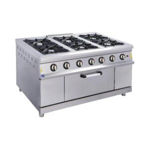 Fogão a Gás de 6 Bicos – GPL com Forno a Gás Modelo 2