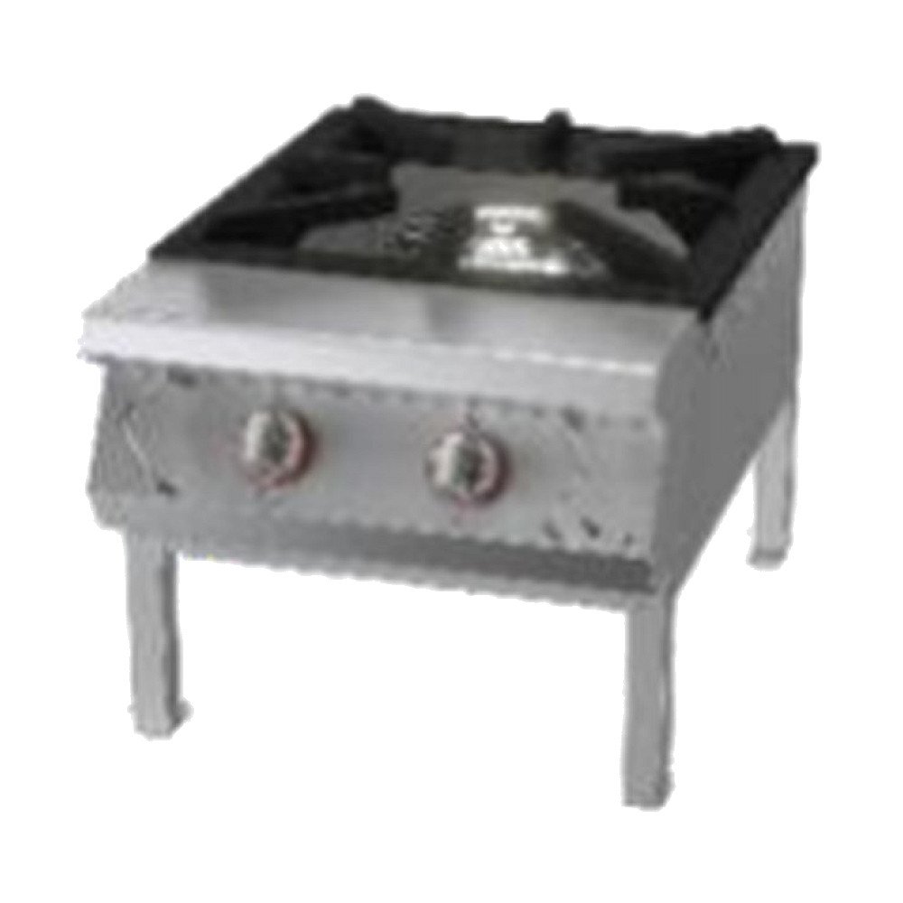 Fogão Industrial a Gás de 2 Queimadores (Modelo Stock Pot) – GPL Modelo 1