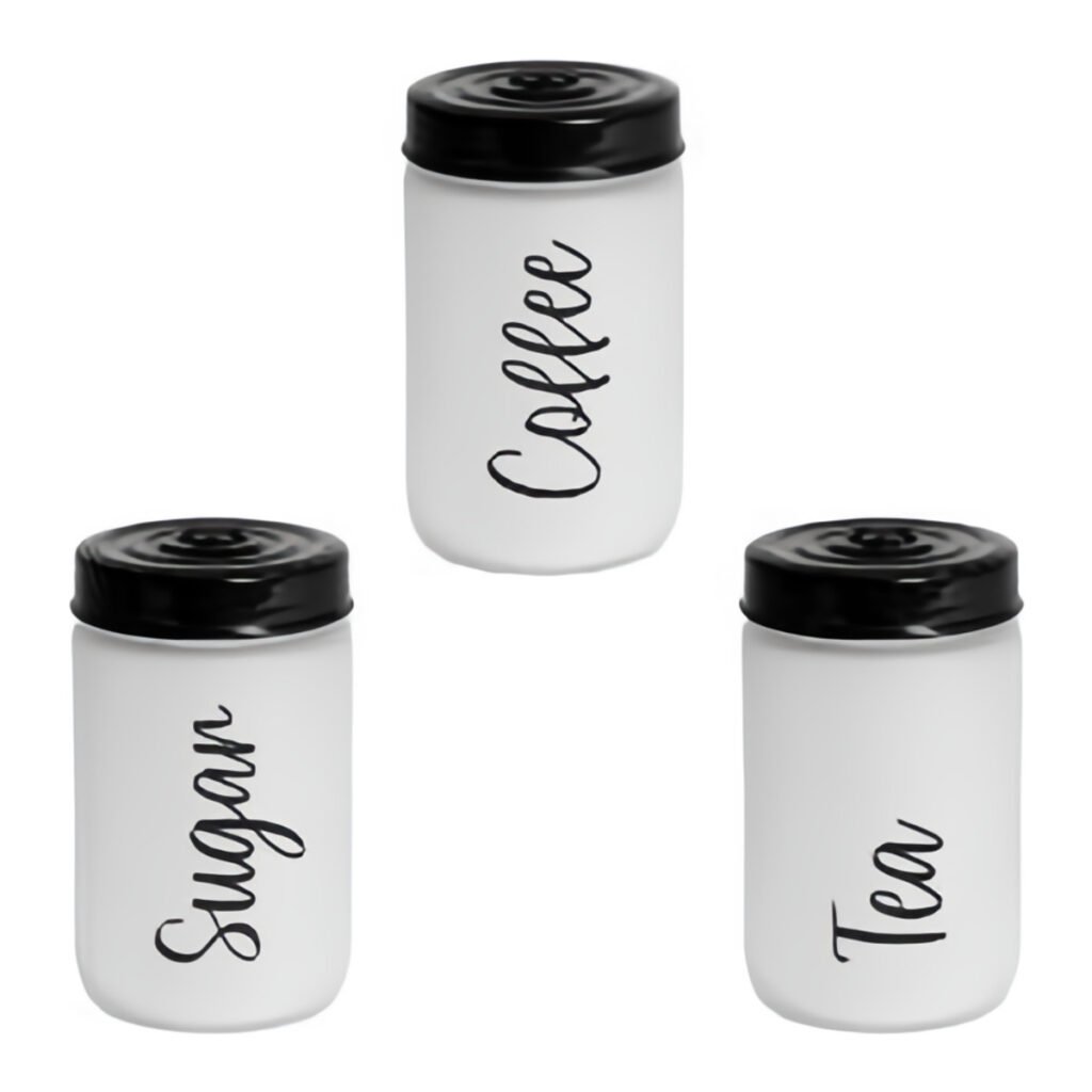 Frasco com Tampa para Chá, Café e Açúcar 660 ml Herevin