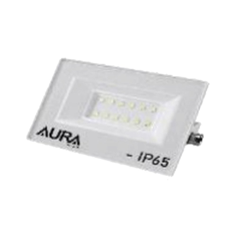 Holofote LED SMD Compacto Corpo Branco 30W