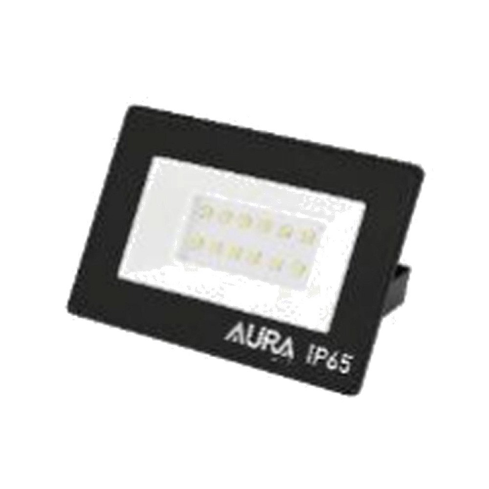 Holofote LED SMD Compacto Corpo Preto 30W