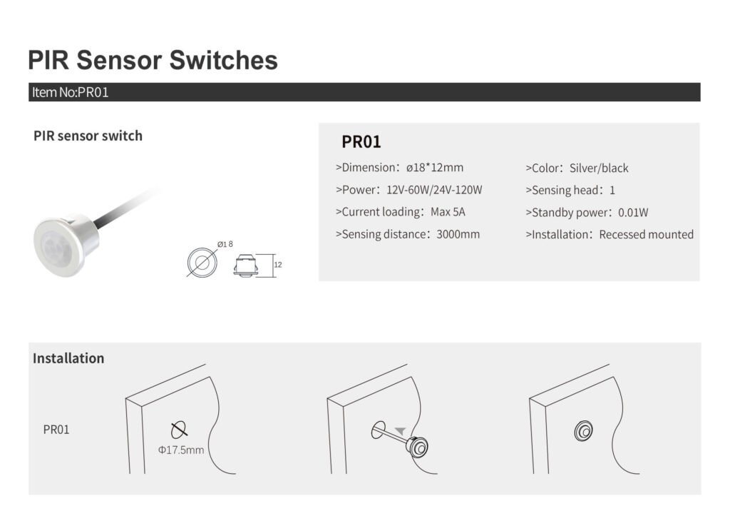Interruptor com sensor – Interruptor com Sensor de Movimento PIR PR01 Newmatic – foto 2