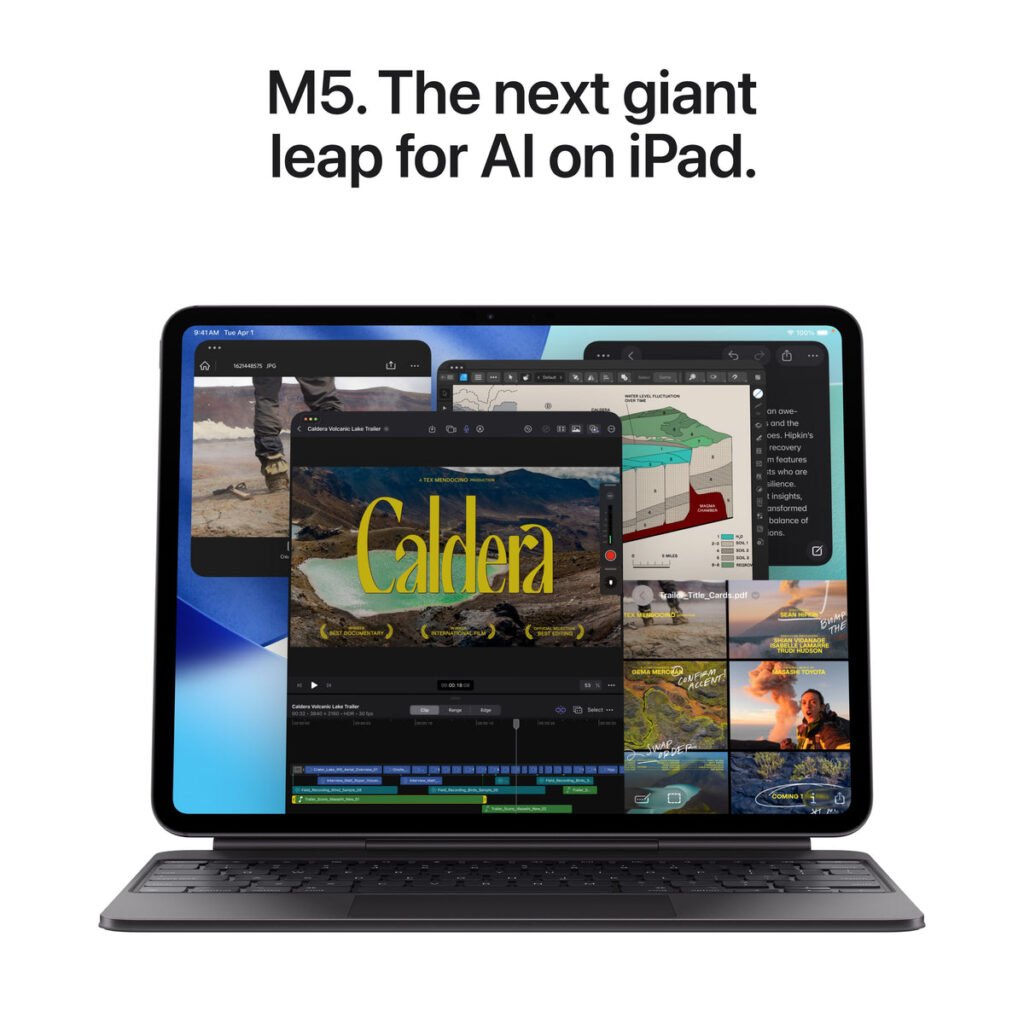 Ipad pro 13 m5 – iPad Pro 13" M5 Std Glass Wi-Fi+Cellular 256GB – Space Black Apple – foto 3