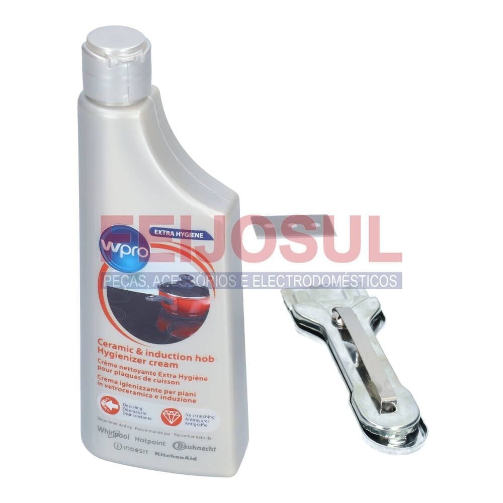 Kit de Limpeza para Placas Vitrocerâmicas e Indução WPRO