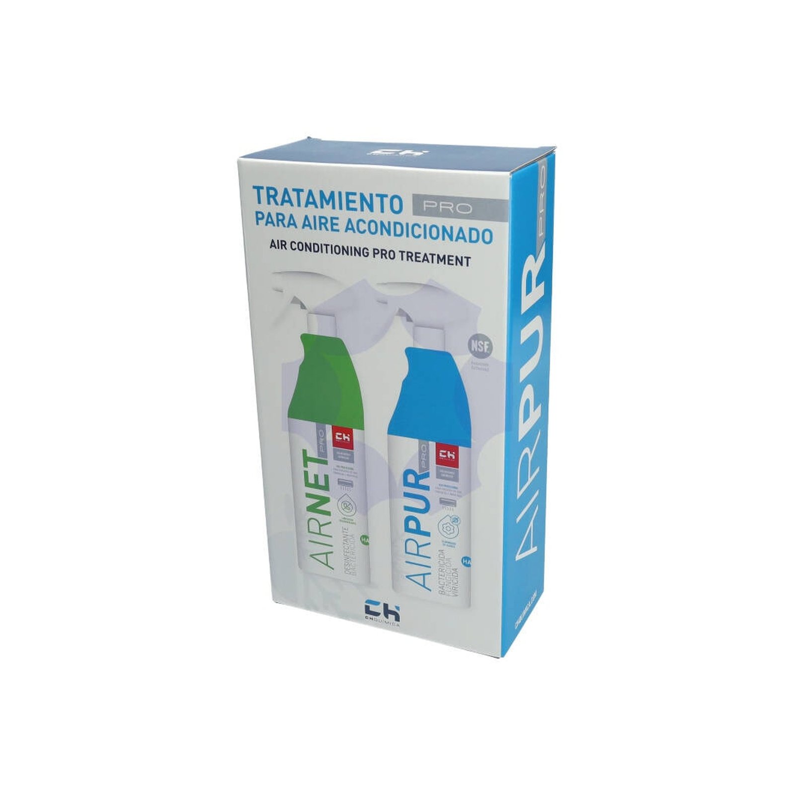 Kit Tratamento AR Condicionado Airnet PRO + Airpur PRO (2x750ml) – foto 1