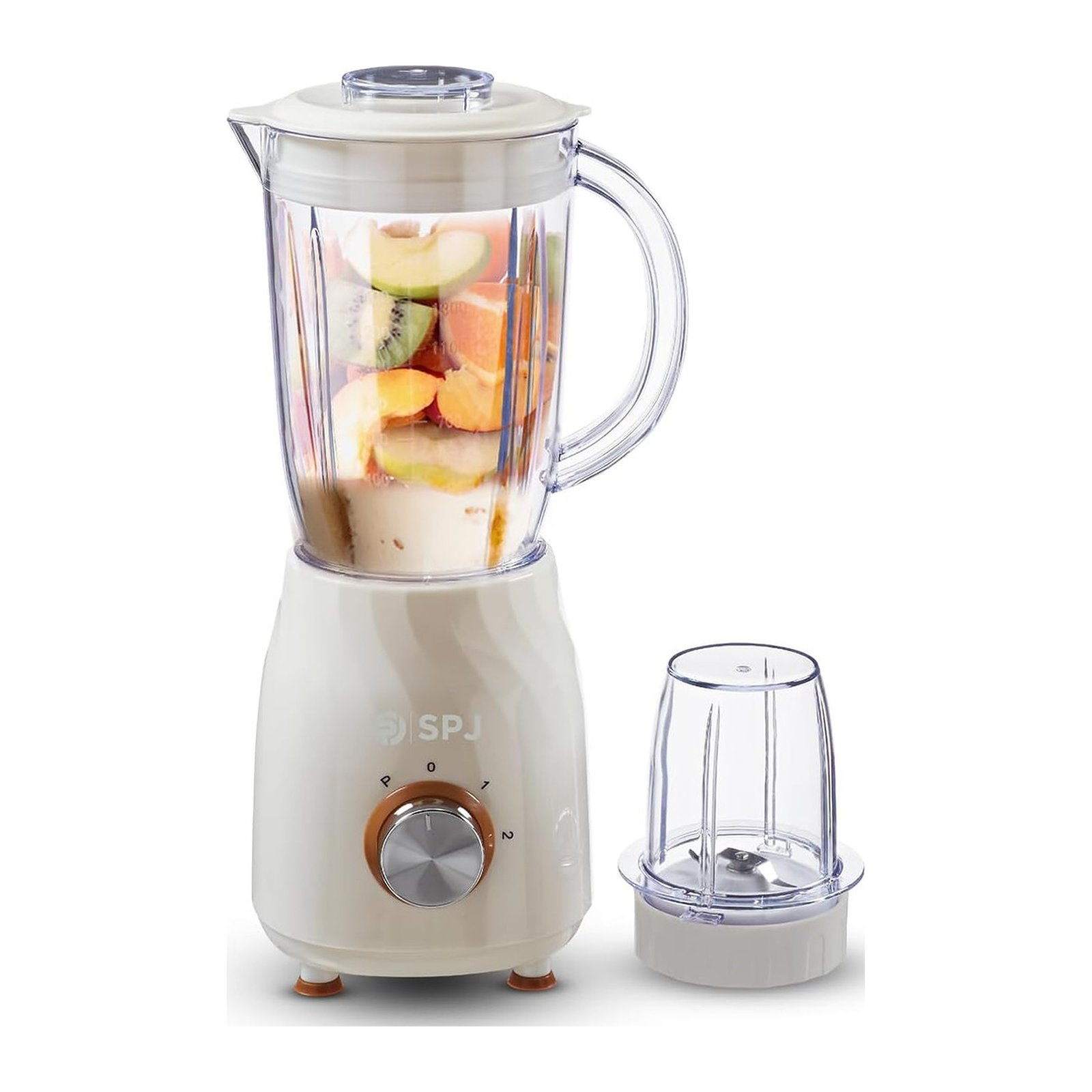 Liquidificador com Jarra de Plástico 1,2L 350W Creme SPJ