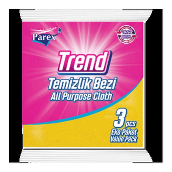 Parex Pano Limpeza Multiuso Amarelo 3 Un