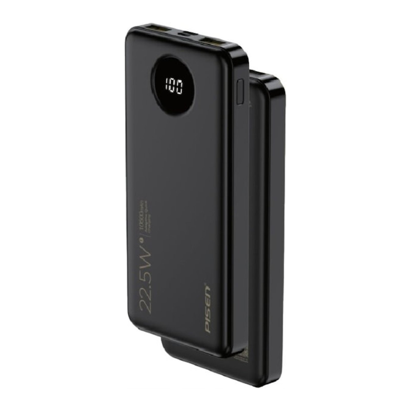 Power Bank Pisen Power Cube 22.5W 10500 Mah Preto