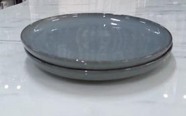 Prato de Servir Conjunto 2 peças 28×41 cm Kütahya Porcelano