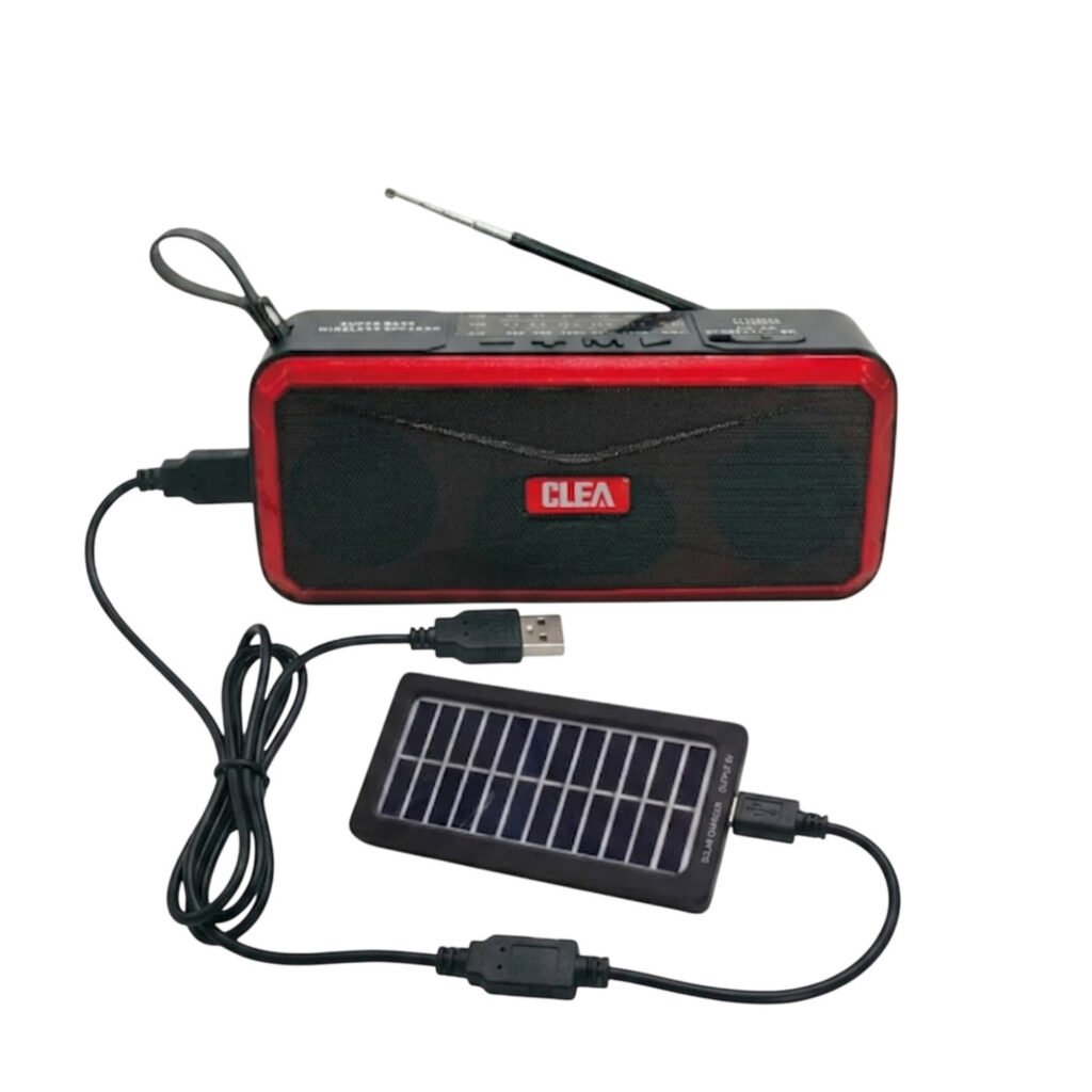 Rádio portátil vermelho clea – Rádio Portátil Vermelho Clea – foto 1
