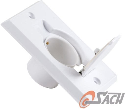 Tomada Round Door Branca TA6010BL Sach