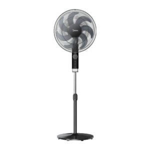 Ventilador de Pé  3 Velocidades 50W Midea Preto